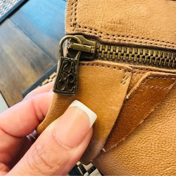 A.S. 98 Zada Tan Cut Out Booties Size 7 – Leather Ankle Boots NWOB - Picture 7 of 15